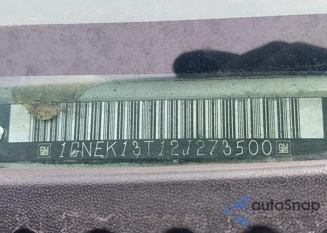 2002 Chevrolet Tahoe Ls z USA, uszkodzony, nr VIN 1GNEK13T12J273500